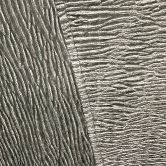 Habitat Clothes to Live In Women's Large Silver Green Crushed Velvet Top Flowy - Picture 3 of 10